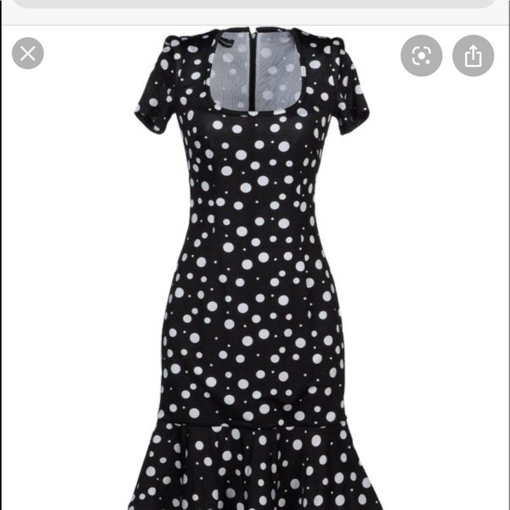GIO’ GUERRERI POLKA  DOTA DRESS - Picture 3 of 3